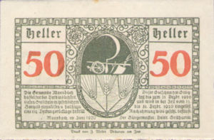 Austria, 50 Heller, FS 628ax