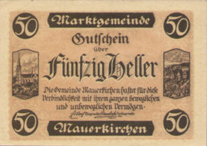 Austria, 50 Heller, FS 598ICaF