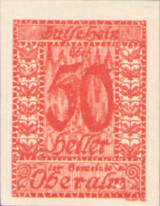 Austria, 50 Heller, FS 681IIa