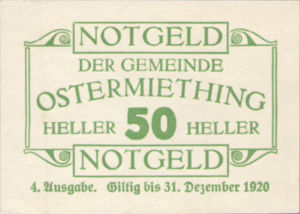 Austria, 50 Heller, FS 713IVc