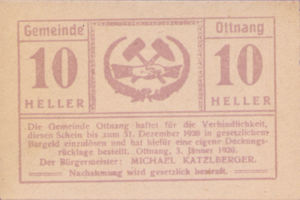 Austria, 10 Heller, FS 718a