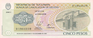 Argentina, 5 Peso, S2722, 442