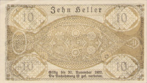Austria, 10 Heller, FS 723a