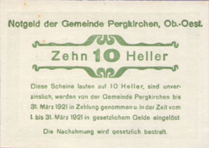 Austria, 10 Heller, FS 732