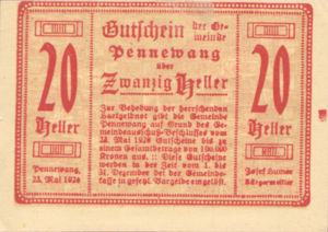 Austria, 20 Heller, FS 727bx