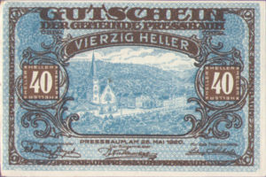 Austria, 40 Heller, FS 784a