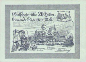 Austria, 20 Heller, FS 808IIa