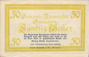 Austria, 50 Heller, FS 819Fc