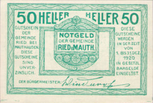 Austria, 50 Heller, FS 833a
