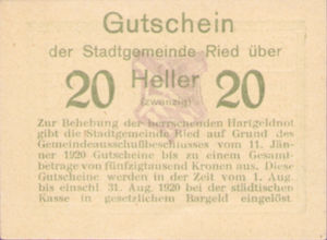 Austria, 20 Heller, FS 834Ib3nt