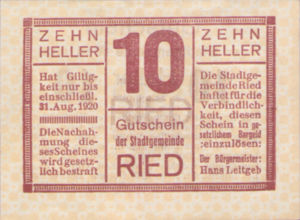 Austria, 10 Heller, FS 834Ib3t