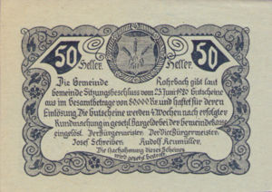 Austria, 50 Heller, FS 841a