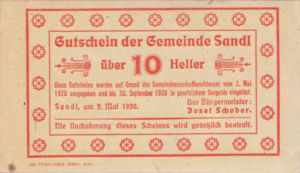 Austria, 10 Heller, FS 874Ia