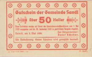 Austria, 50 Heller, FS 874Ib
