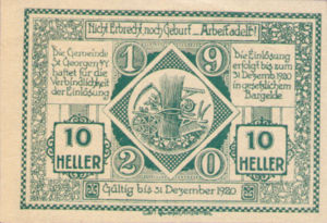 Austria, 10 Heller, FS 885I
