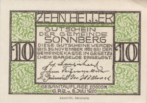 Austria, 10 Heller, FS 1004c