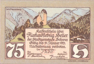 Austria, 75 Heller, FS 983b