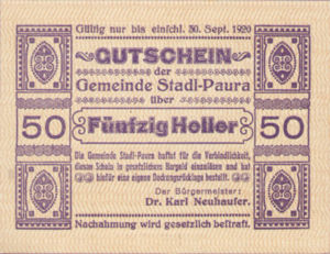Austria, 50 Heller, FS 1008Ia