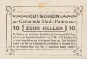 Austria, 10 Heller, FS 1008Ib