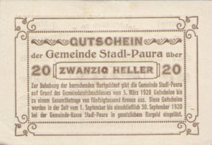 Austria, 20 Heller, FS 1008Ib