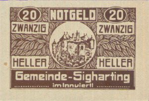 Austria, 20 Heller, FS 997a