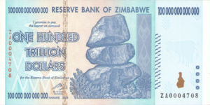 Zimbabwe, 100,000,000,000,000 Dollar, P91r