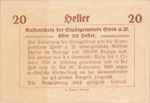 Austria, 20 Heller, FS 1015I.2