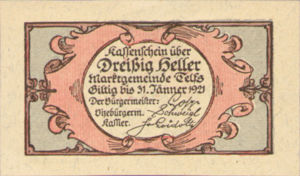 Austria, 30 Heller, FS 1061a