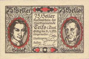 Austria, 75 Heller, FS 1061a