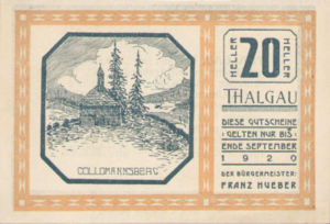 Austria, 20 Heller, FS 1065b