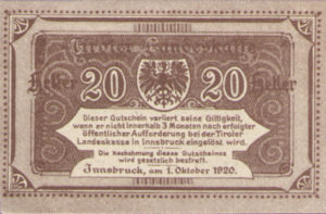 Austria, 20 Heller, FS 1073II
