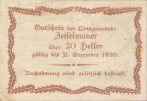 Austria, 20 Heller, FS 1265h
