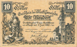 Austria, 10 Heller, FS 1229Ia