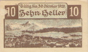 Austria, 10 Heller, FS 1245IId
