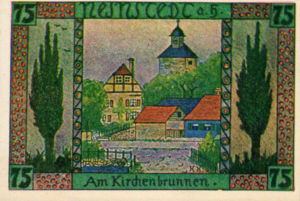 Germany, 75 Pfennig, 933.1b