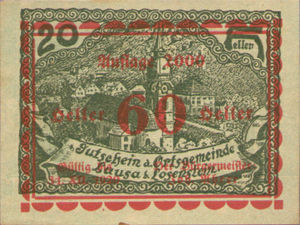 Austria, 60 Heller, FS 506IdE