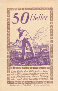 Austria, 50 Heller, FS 752a