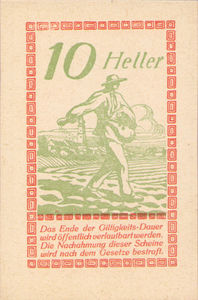 Austria, 10 Heller, FS 752e