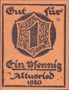 Germany, 1 Pfennig, A12.3a