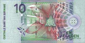 Suriname, 10 Gulden, P147
