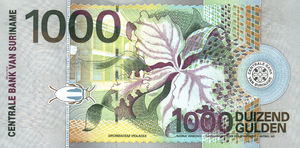 Suriname, 1,000 Gulden, P151