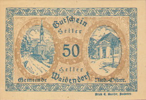 Austria, 50 Heller, FS 1124b