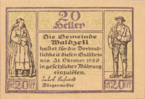 Austria, 20 Heller, FS 1135a