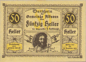 Austria, 50 Heller, FS 18IIb
