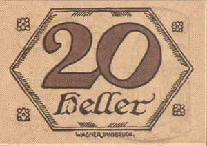 Austria, 20 Heller, FS 99c