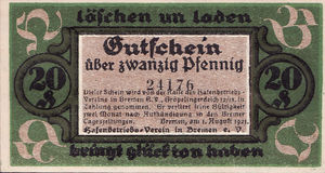 Germany, 20 Pfennig, 170.1