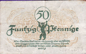 Germany, 50 Pfennig, B27.3b