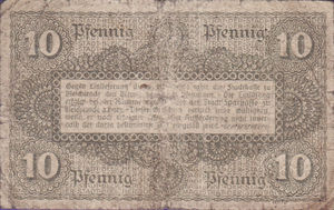 Germany, 10 Pfennig, B64.1c
