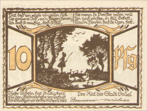 Germany, 10 Pfennig, 191.1