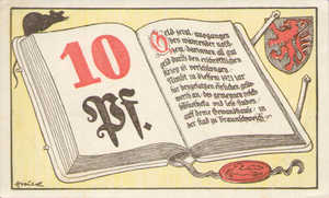 Germany, 10 Pfennig, 158.1a